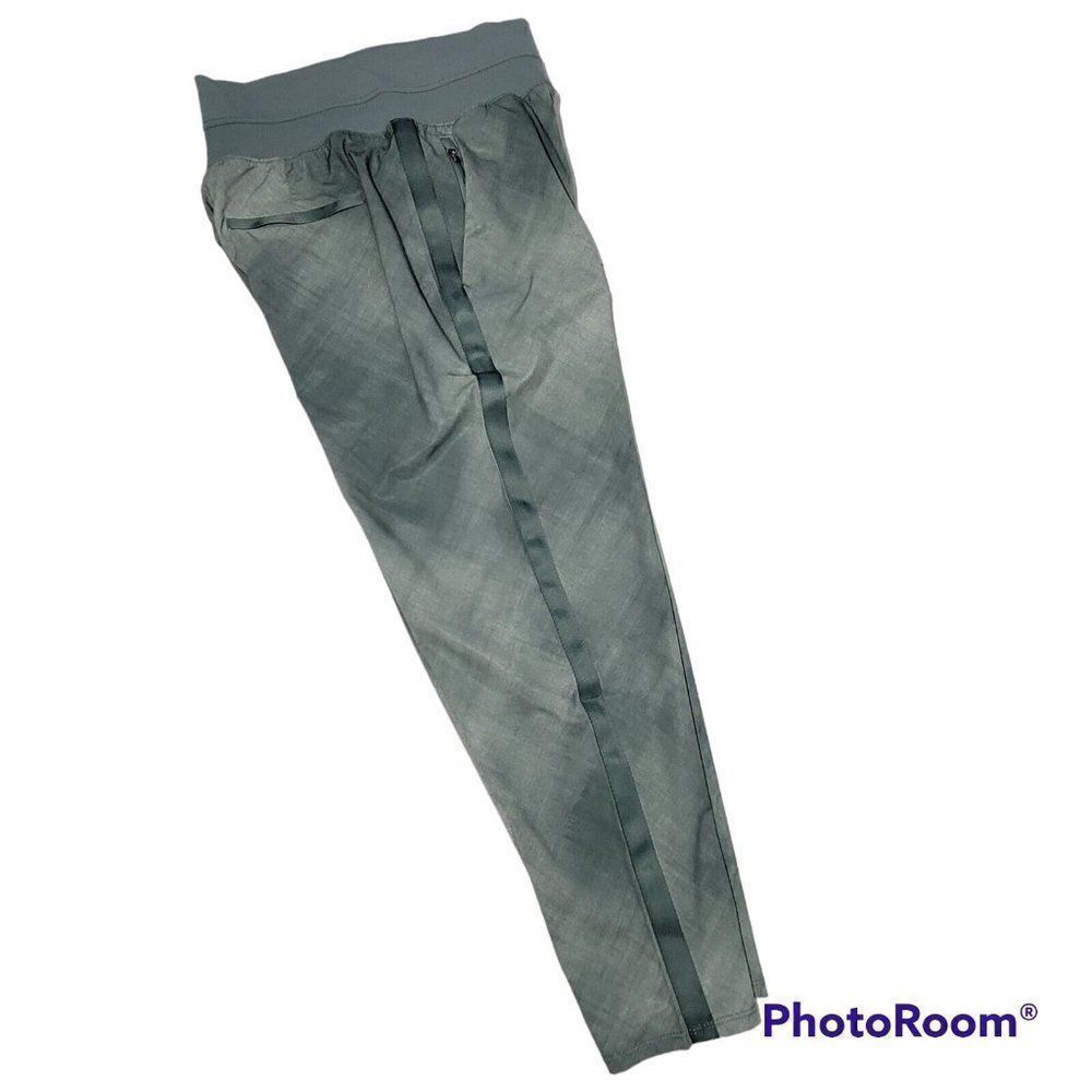 Athleta Crop Pants Womens Sz 2 Nolita Slim Tapered Athleisure Minimalistic Grey - Picture 10 of 16